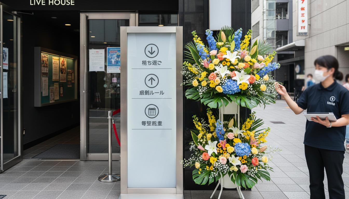 用途別に解説！池袋のライブ・舞台・開店祝いを彩るフラワースタンドの選び方