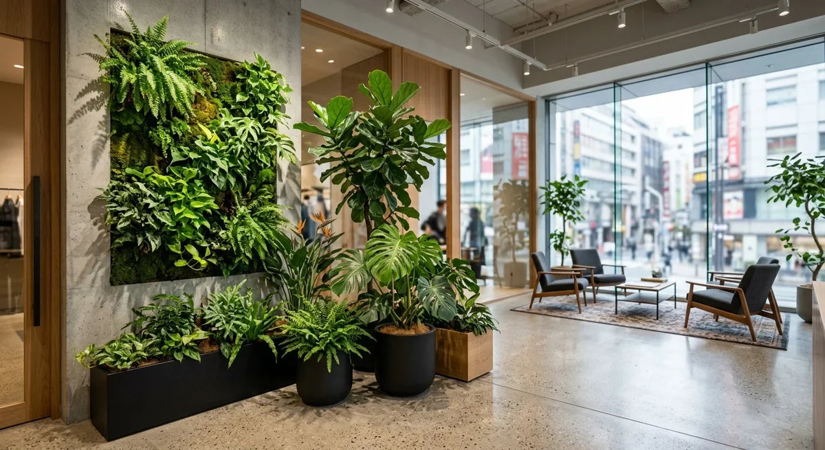 オフィス・店舗の観葉植物ガイド｜選び方から設置・お手入れまで花屋が解説