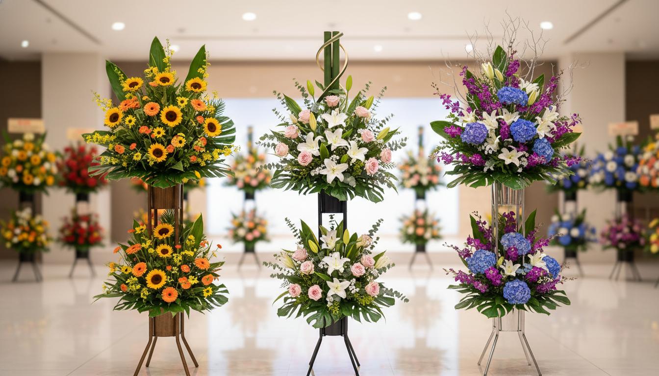 【2024年完全ガイド】スタンド花とは？失敗しない選び方から相場、マナーまでプロが徹底解説！