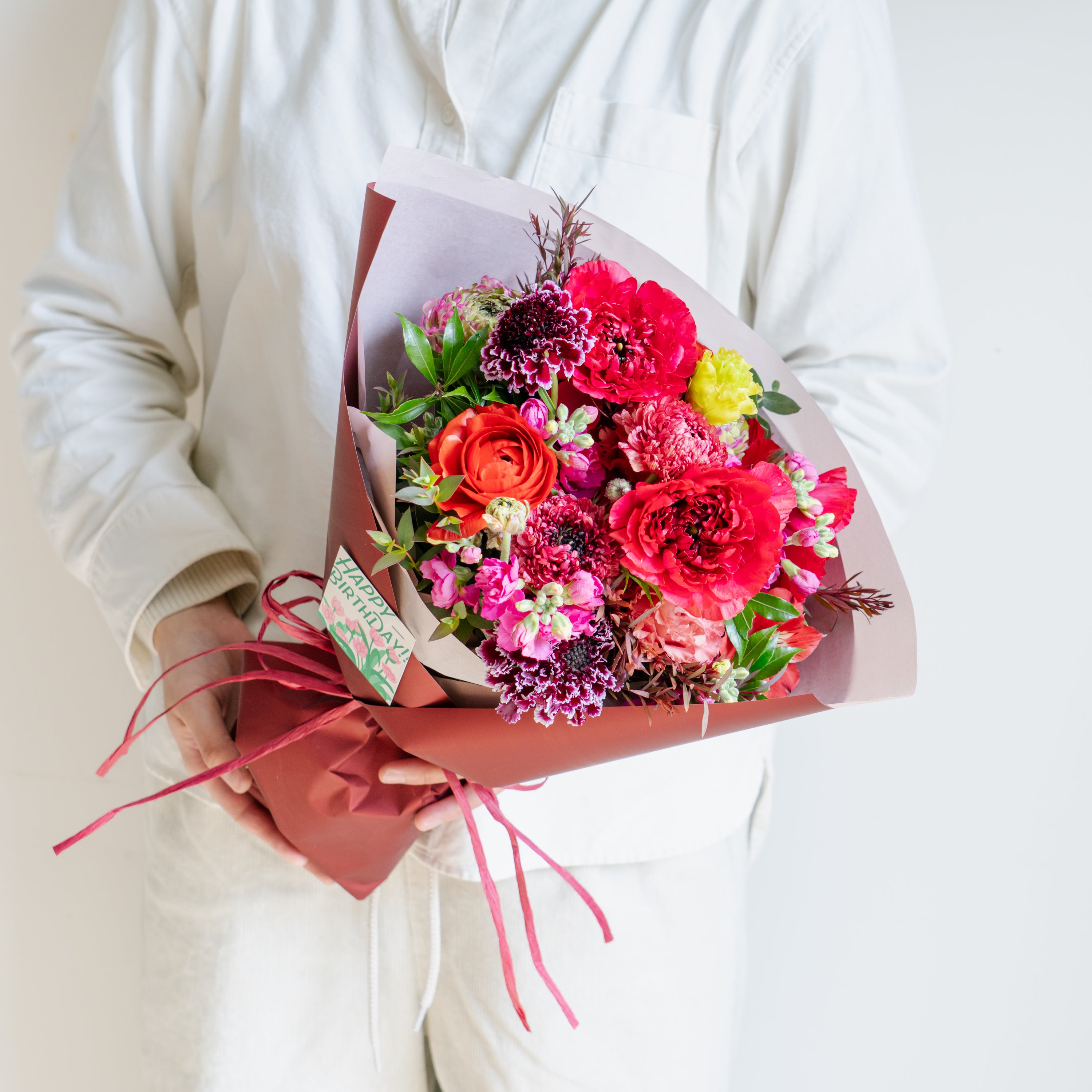 オーダーメイドフラワーブーケならFlower&Plants tette 「手から手へ