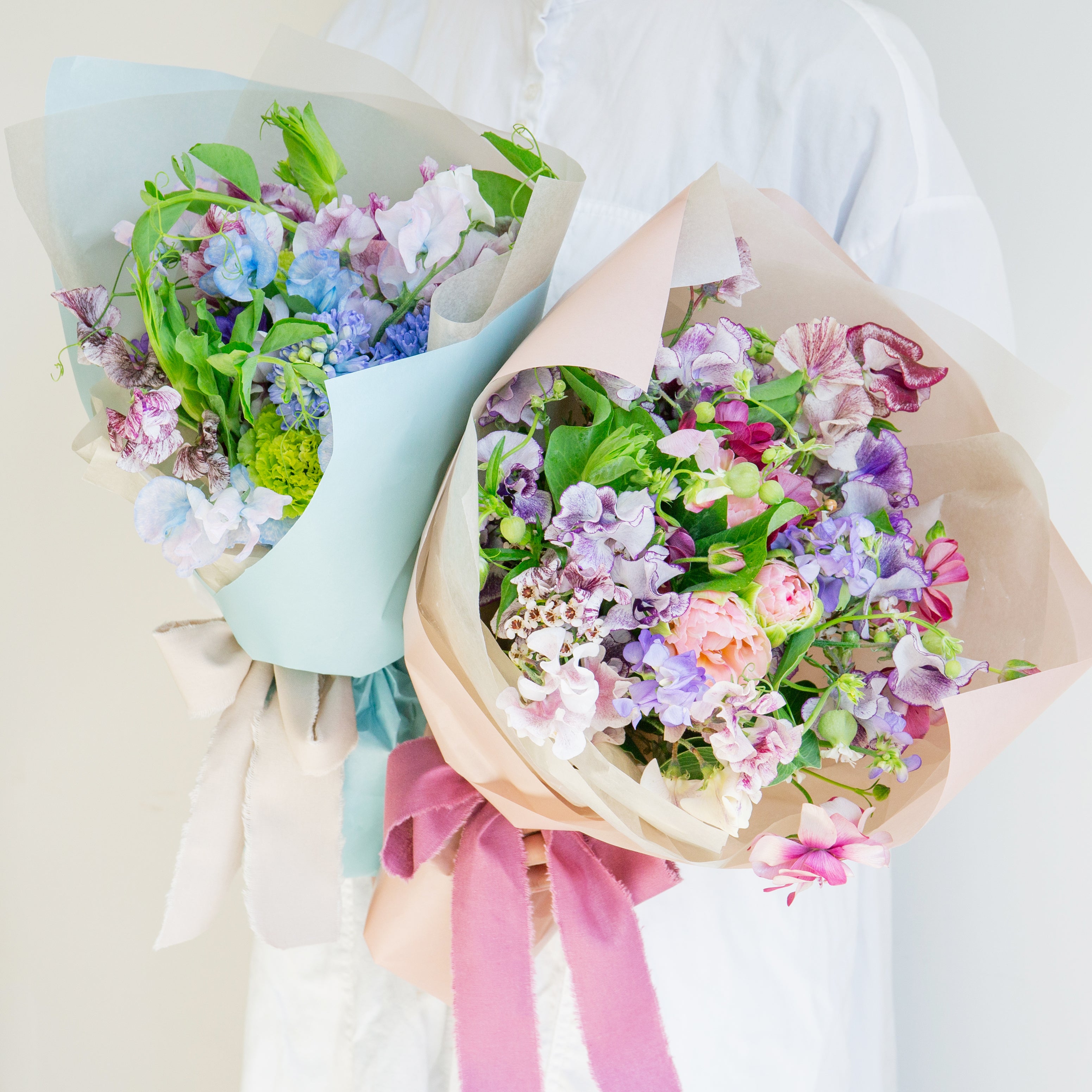 オーダーメイドフラワーブーケならFlower&Plants tette │「手から手へ