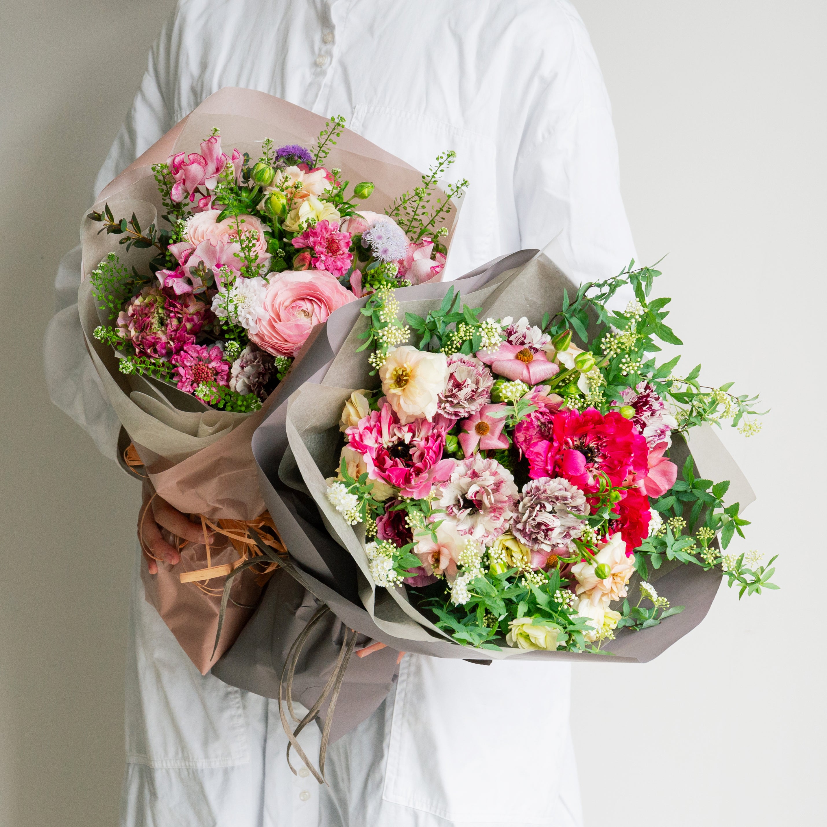 オーダーメイドフラワーブーケならFlower&Plants tette 「手から手へ